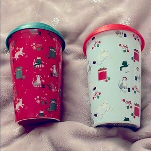 🎄Christmas Cat-Themed Ceramic Tumblers🎄